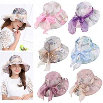 Fashion Summer 's Ladies Floral Beach Sun Visor Wide Brim Hat Cap NEW Gift  eb-26315175